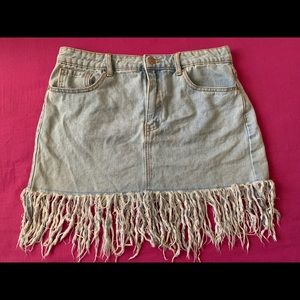 Forever21 Distressed Skirt